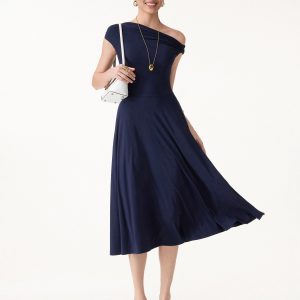 SkinKiss Multi-Wear Midi Bra Dress with Pockets